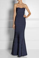 Thumbnail for your product : Herve Leger Sara strapless bandage gown