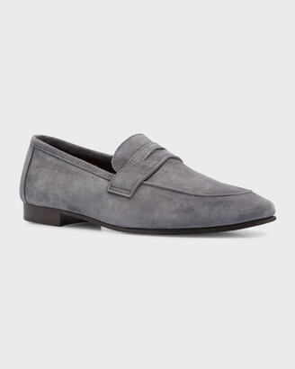 Bougeotte Flaneur Suede Flat Loafers