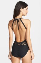 Thumbnail for your product : Robin Piccone 'Raquel' Portrait Back One-Piece Swimsuit