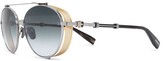 Thumbnail for your product : Balmain Eyewear x Akoni gradient double bridge sunglasses