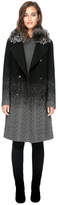 Thumbnail for your product : Soia & Kyo FEY-FX straight-fit above-knee length wool coat