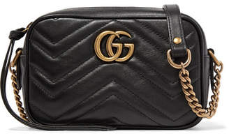 Gucci Gg Marmont Camera Mini Quilted Leather Shoulder Bag