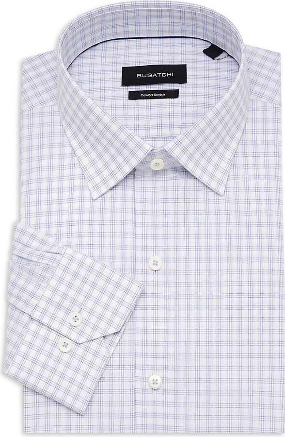 Arthur Plaid Comfort-Stretch Fit Dress Shirt