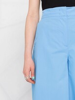 Thumbnail for your product : MSGM Wide-Leg Cropped Trousers