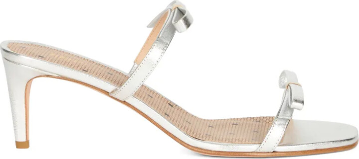 Red(V) Bow-Detail Sandals