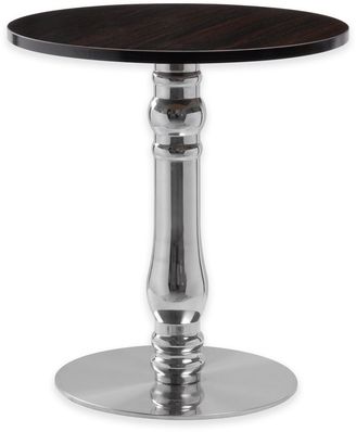 Kenroy Home Blythe Accent Table in Stainless Steel