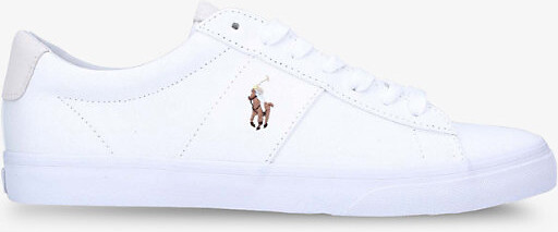 polo canvas trainers
