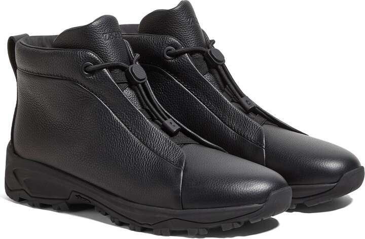 Ermenegildo Zegna Triple Stitch™ Vetta High Top Sneaker