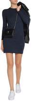 Thumbnail for your product : Zoe Karssen Appliquéd Cotton-Blend Jersey Mini Dress