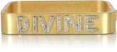 Thumbnail for your product : Tory Burch Divine Message Vintage Goldtone Cuff Bracelet
