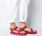 Thumbnail for your product : Teva Midform Universal Leather Sandals Red
