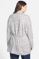 Thumbnail for your product : Caslon Shawl Collar Knit Jacket (Plus Size)