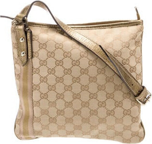 Gucci GG Canvas Jolicoeur Messenger Bag ShopStyle