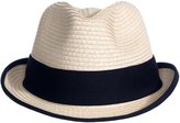 Thumbnail for your product : 1971 Reiss Hogarth STRAW TRILBY HAT