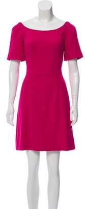 Dolce & Gabbana Mini Short Sleeve Dress w/ Tags Magenta Mini Short Sleeve Dress w/ Tags