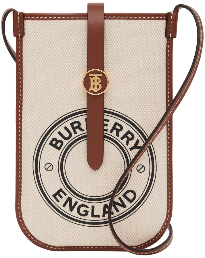 Burberry Anne Logo Canvas & Leather Crossbody Phone Case - ShopStyle Tech  Accessories