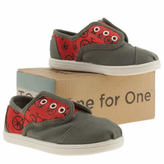 Thumbnail for your product : Toms grey cordones unisex toddler