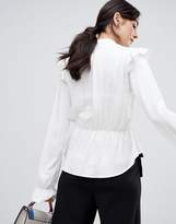 Thumbnail for your product : Vila High Neck Victorianan Blouse
