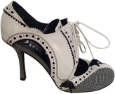 Thumbnail for your product : Christian Dior White Leather Lace ups
