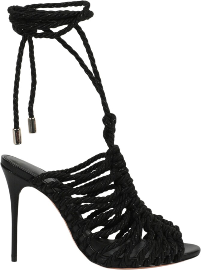 Alexandre Birman Barbara Lurex Heel Sandals