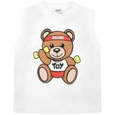 Thumbnail for your product : Moschino MoschinoBaby Boys Teddy Vest Top & Red Shorts Set