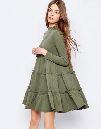 ASOS COLLECTION Tiered Swing Dress