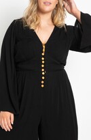 Thumbnail for your product : ELOQUII Flare Sleeve Romper