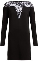 Thumbnail for your product : Givenchy Lace-embellished Mini Dress - Black