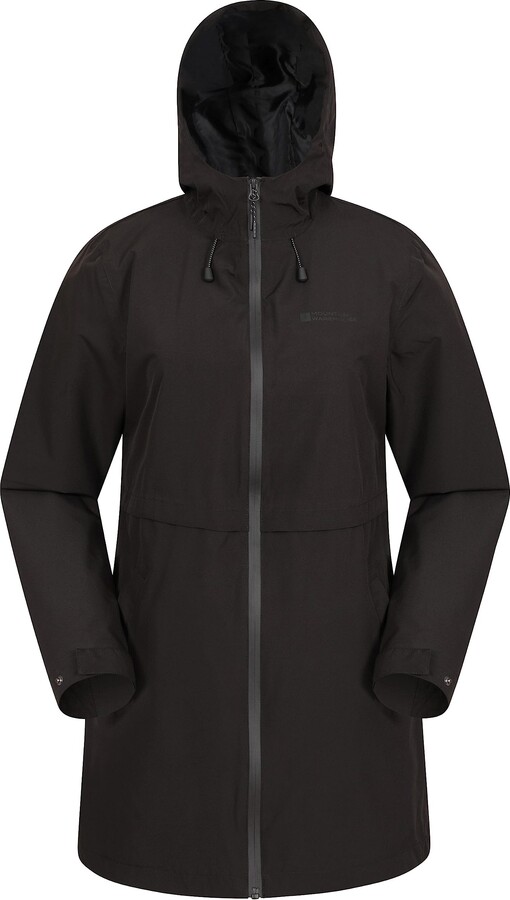 Mountain Warehouse Hilltop Womens Waterproof Jacket Lightweight with