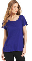 Thumbnail for your product : Eileen Fisher Short-Sleeve Pocket Tunic