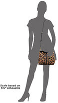 Thumbnail for your product : Dolce & Gabbana Sicily Medium Leopard-Print Textured Leather Top-Handle Satchel