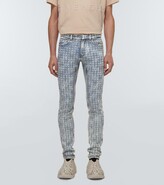 Thumbnail for your product : Givenchy 4G jacquard slim jeans