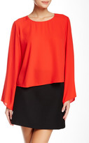 Thumbnail for your product : Vince Camuto Long Sleeve Keyhole Back Blouse