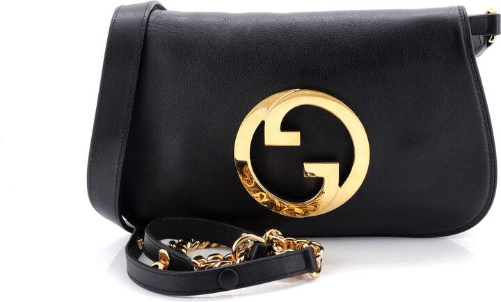 Gucci Blondie NM Chain Flap Bag Leather Small