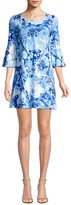 Thumbnail for your product : Lilly Pulitzer Ophelia Floral Bell-Sleeve Shift Dress