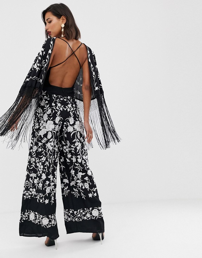 jumpsuit embroidered