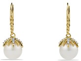 Thumbnail for your product : David Yurman Starburst Drop Earrings with Diamonds & Pearls in Gold