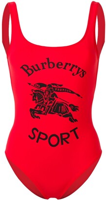Burberry Archive Logo print swimsuit