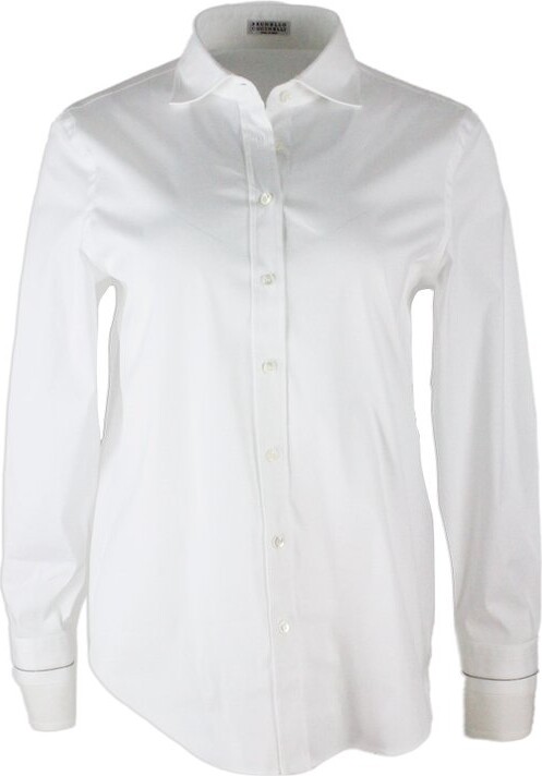 Brunello Cucinelli Long Sleeved Buttoned Shirt