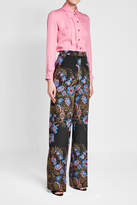 Thumbnail for your product : Etro High Waisted Printed Silk Pants