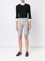 Thumbnail for your product : Alexander Wang T By striped denim shorts