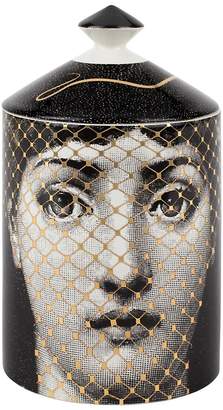 Fornasetti Golden Burlesque Scented Candle With Lid