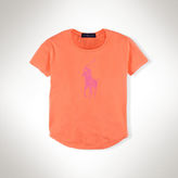 Thumbnail for your product : Ralph Lauren Pink Pony Cotton Tee