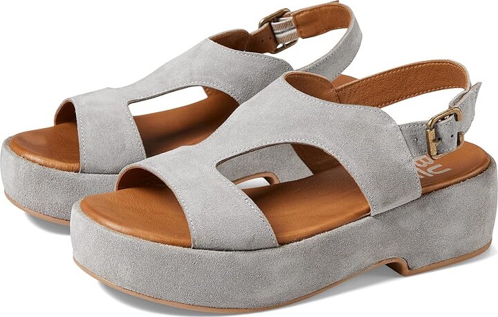 Bueno Taylor (Light Grey Suede) Women's Wedge Shoes - ShopStyle