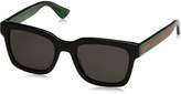 Thumbnail for your product : Gucci Fashion Sunglasses, 52/21/145, Black / Smoke / Black
