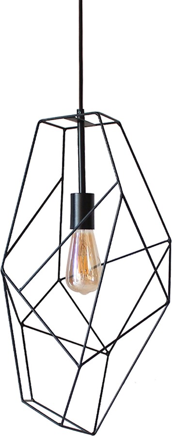 Modern geometric chunky Diamond lamp shade Tear drop UK Industrial NEW Modern 