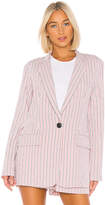 Thumbnail for your product : Tibi Stripe Viscose Twill Oversized Blazer