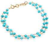 Thumbnail for your product : Ileana Makri IAM by Turquoise Beaded Double-Row Bracelet