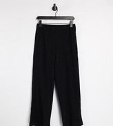 Thumbnail for your product : Collusion Unisex relaxed trackies in heavy rib in black co