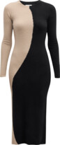 Thumbnail for your product : Naadam x Caroline Walls Cashmere Colorblock Knit Dress